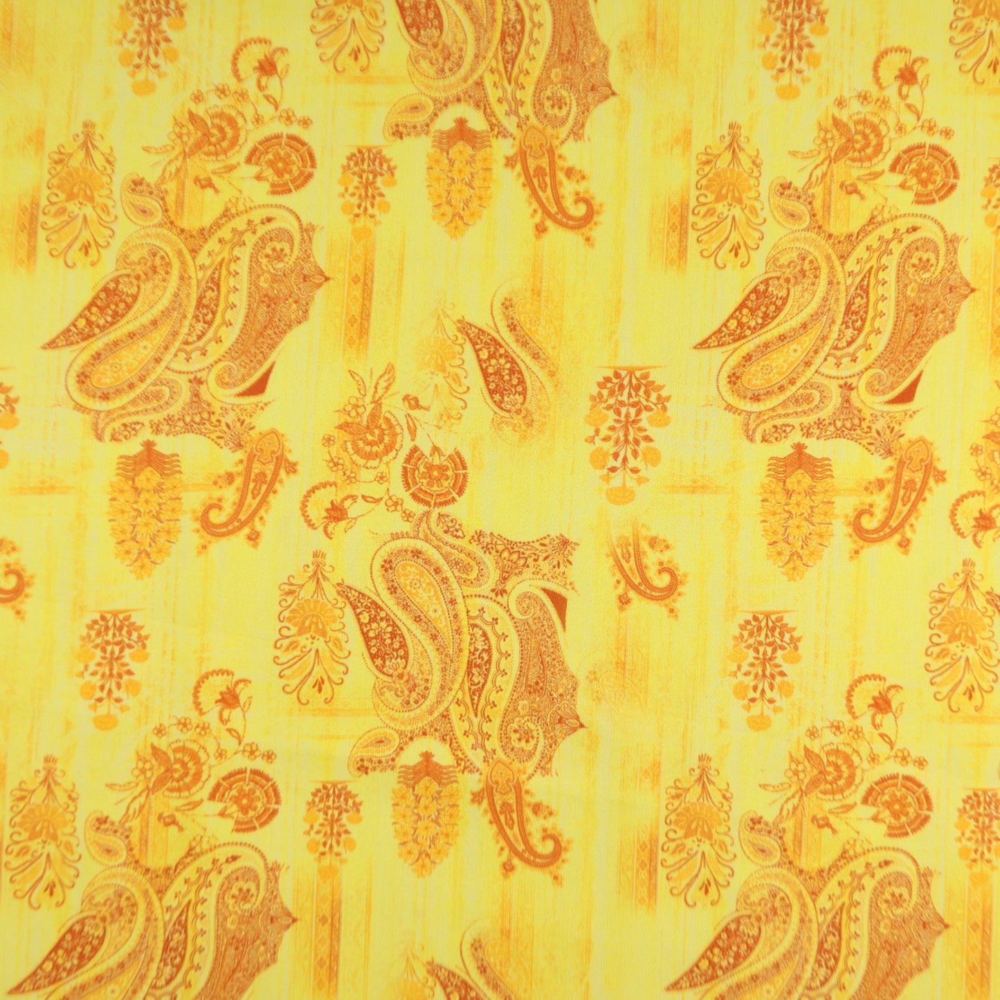 Ornate Paisley Satin Fabric