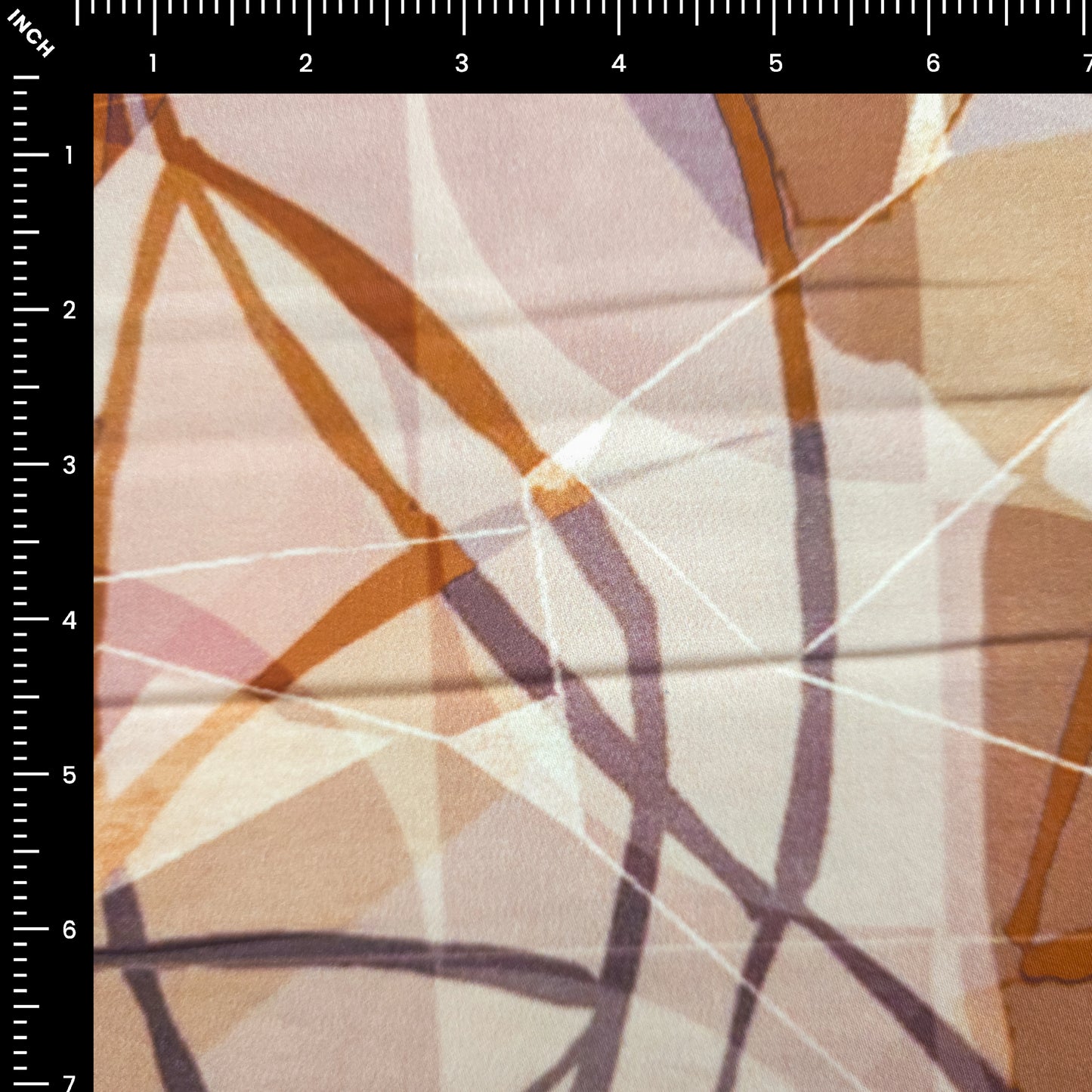 Atelier Mosaic Abstract Printed Satin Fabric