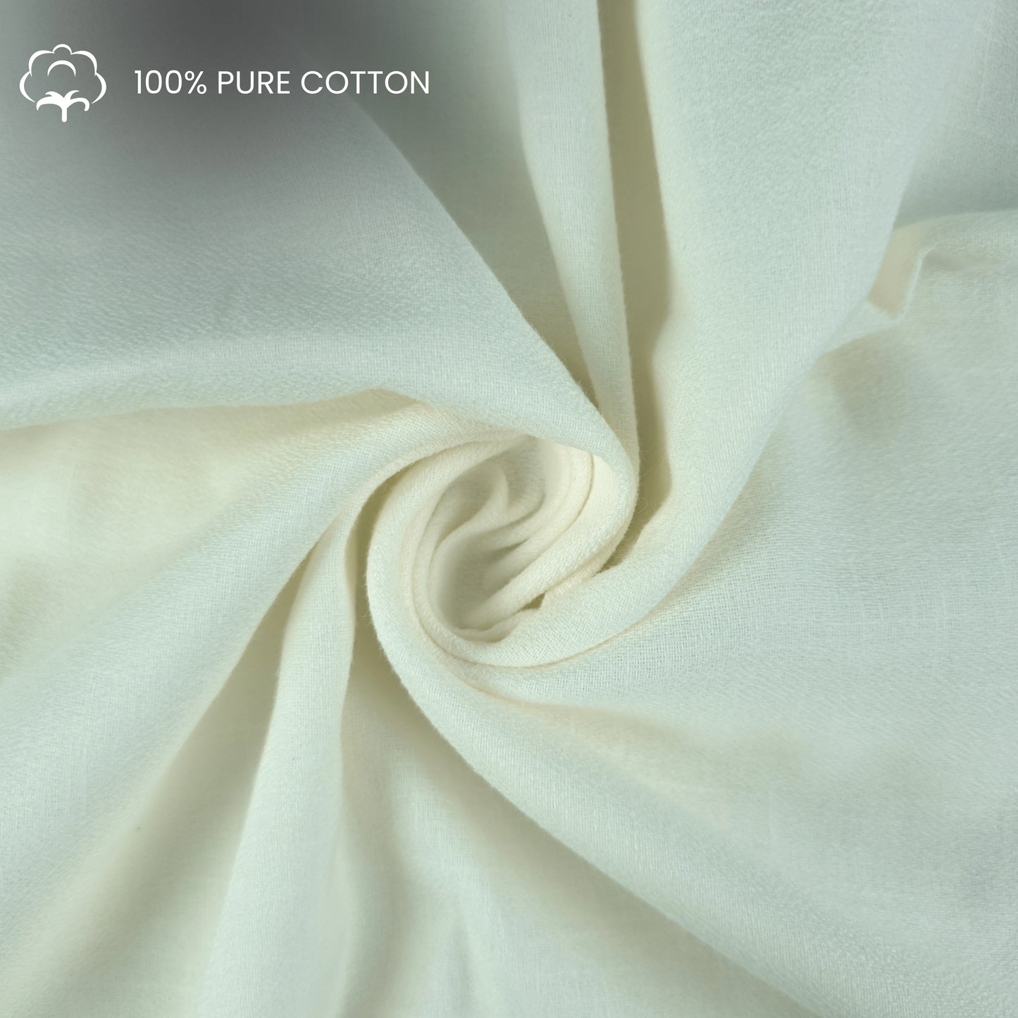 Textured Plain Dyed Crepe Cotton Slub Fabric