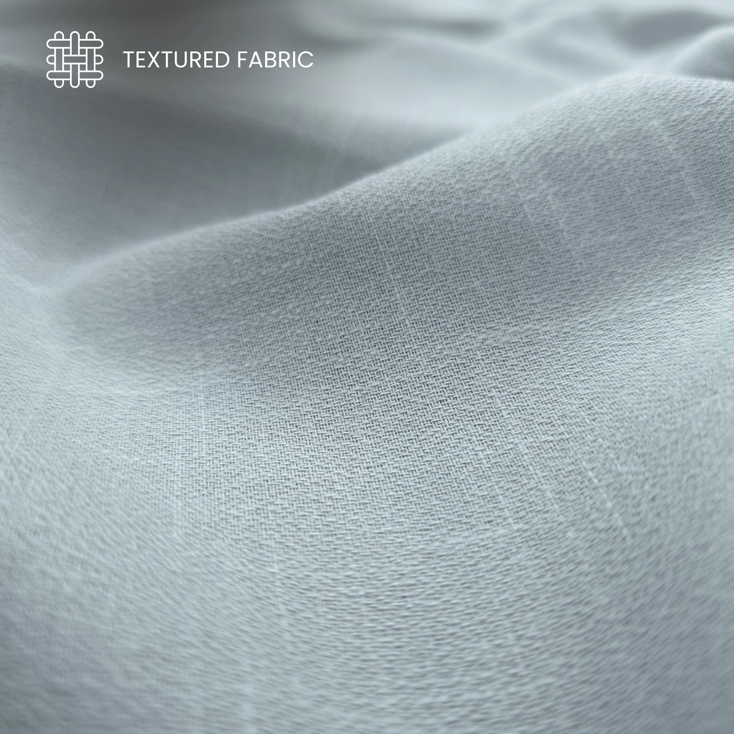 Textured Plain Dyed Crepe Cotton Slub Fabric