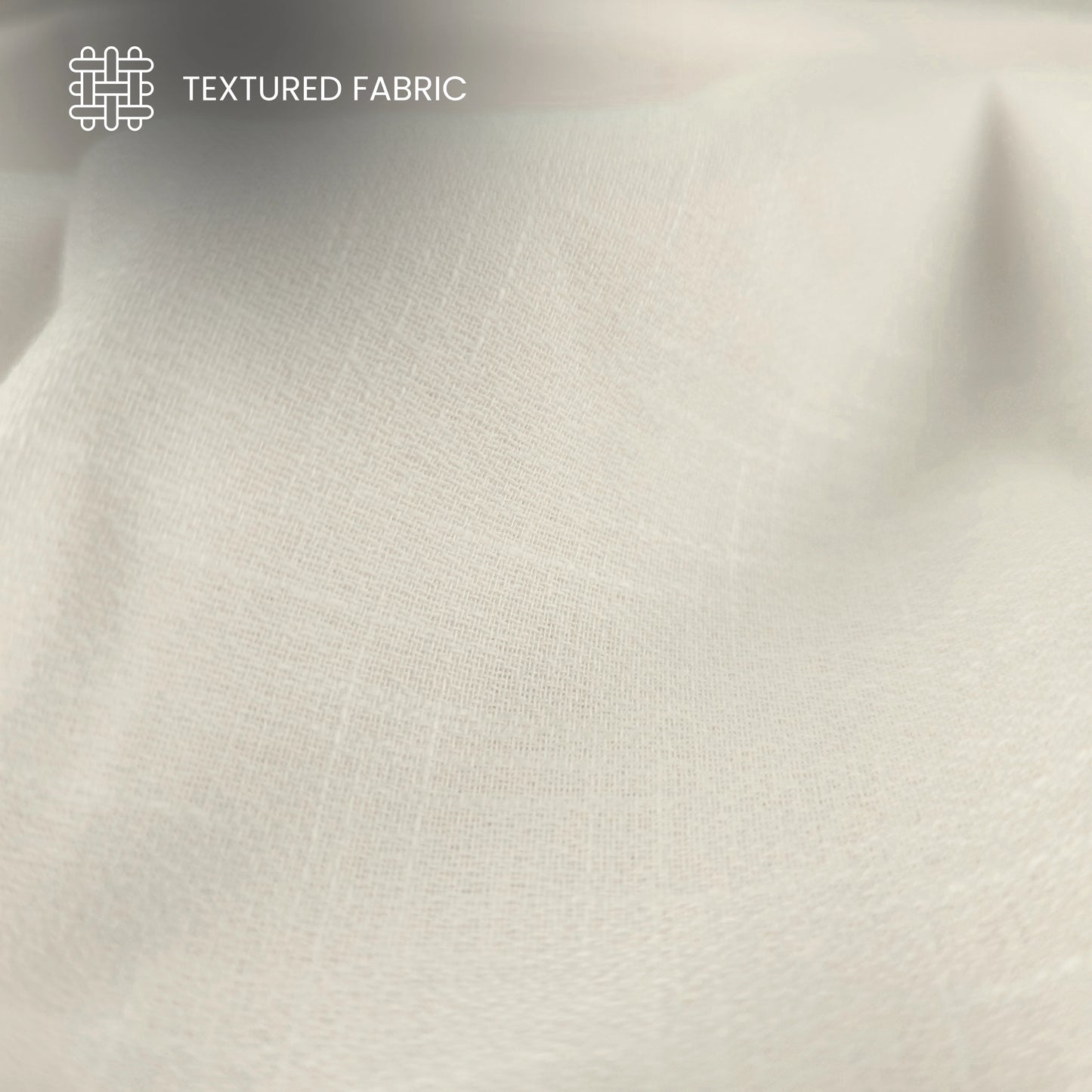 Textured Plain Dyed Crepe Cotton Slub Fabric