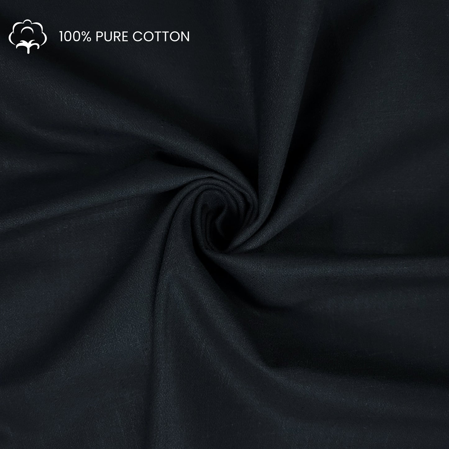 Textured Plain Dyed Crepe Cotton Slub Fabric