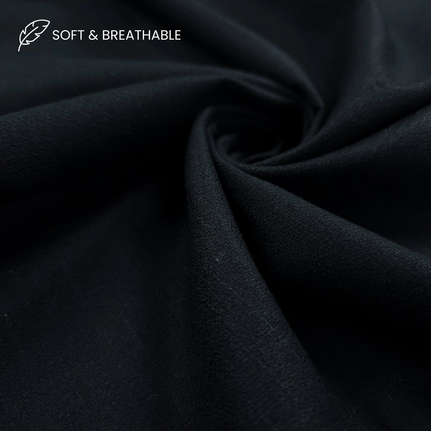 Textured Plain Dyed Crepe Cotton Slub Fabric
