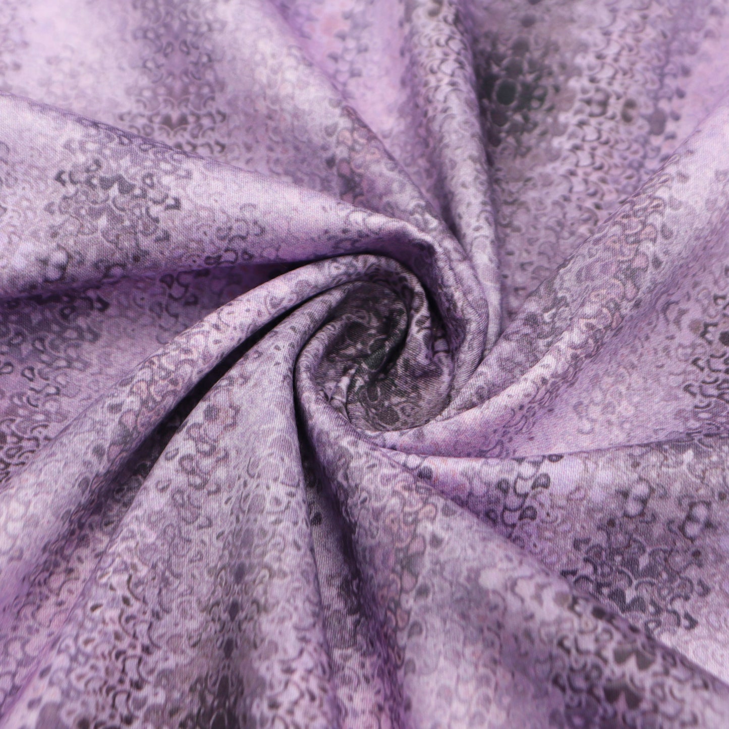 Soft Kaleidoscopic Texture Satin Fabric