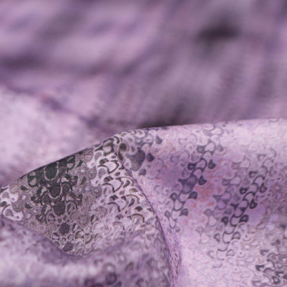 Soft Kaleidoscopic Texture Satin Fabric