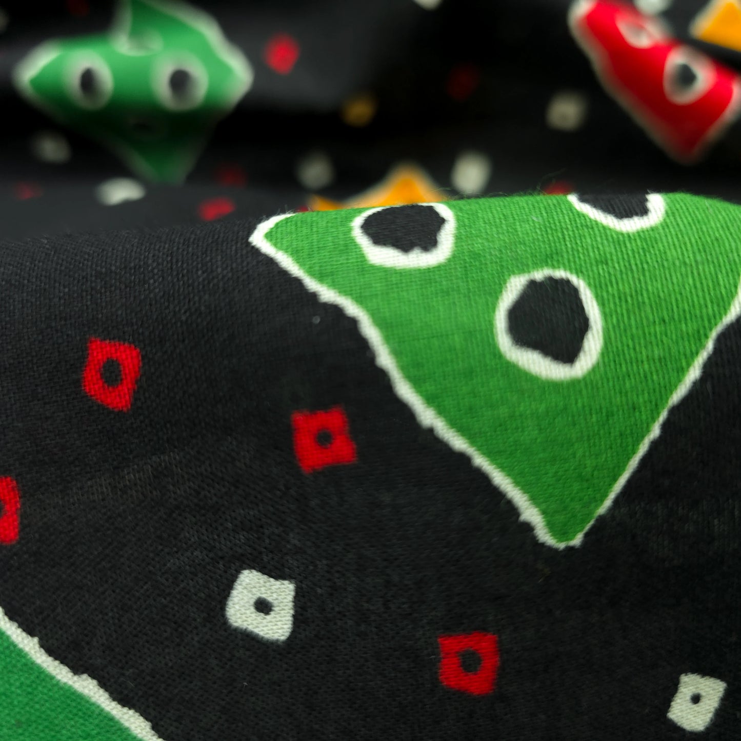 Jaipuri Buta Printed Poplin Fabric with Border