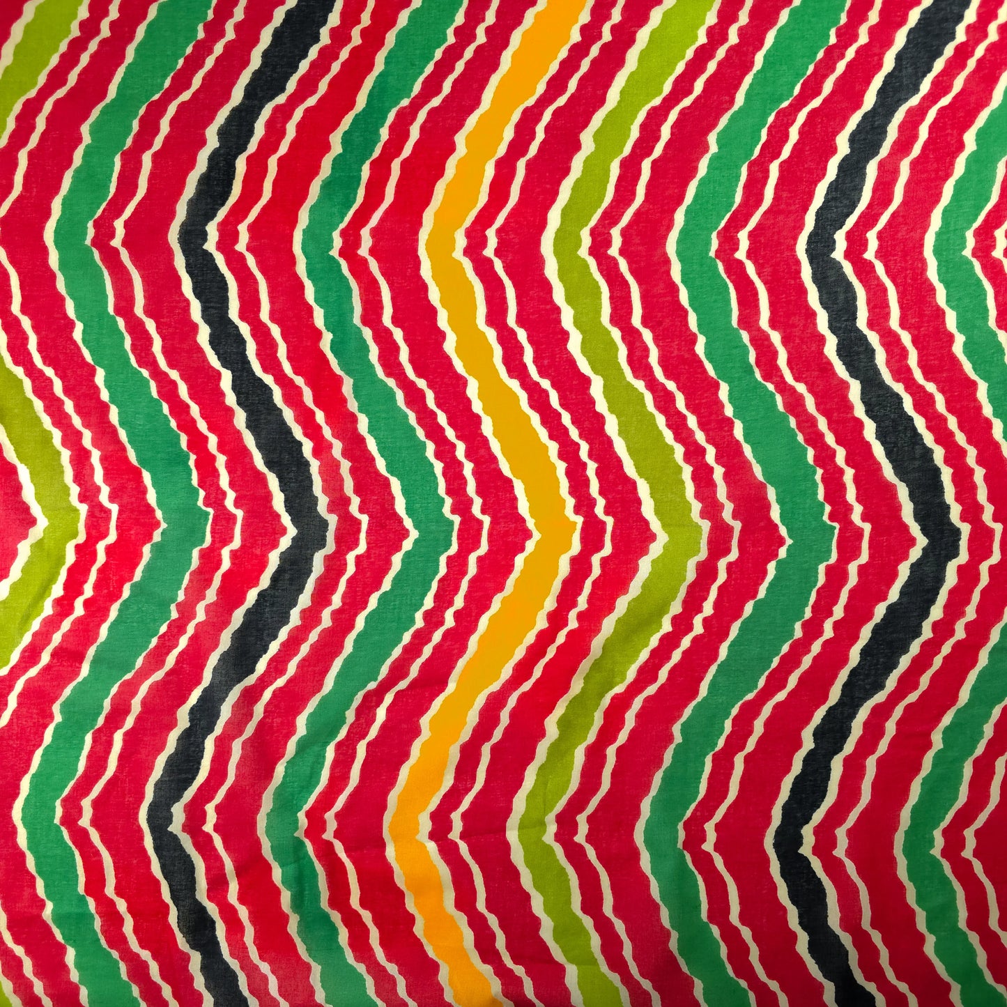 Jaipuri Leheriya Printed Cotton Mulmul Fabric