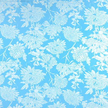Elegant Chrysanthemum Printed Rayon Fabric