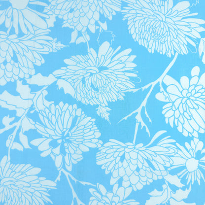 Elegant Chrysanthemum Printed Rayon Fabric