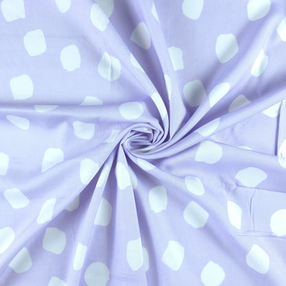 Abstract Polka Dot Printed Rayon Fabric