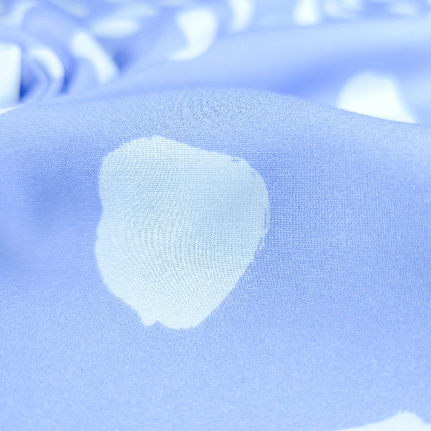 Abstract Polka Dot Printed Rayon Fabric
