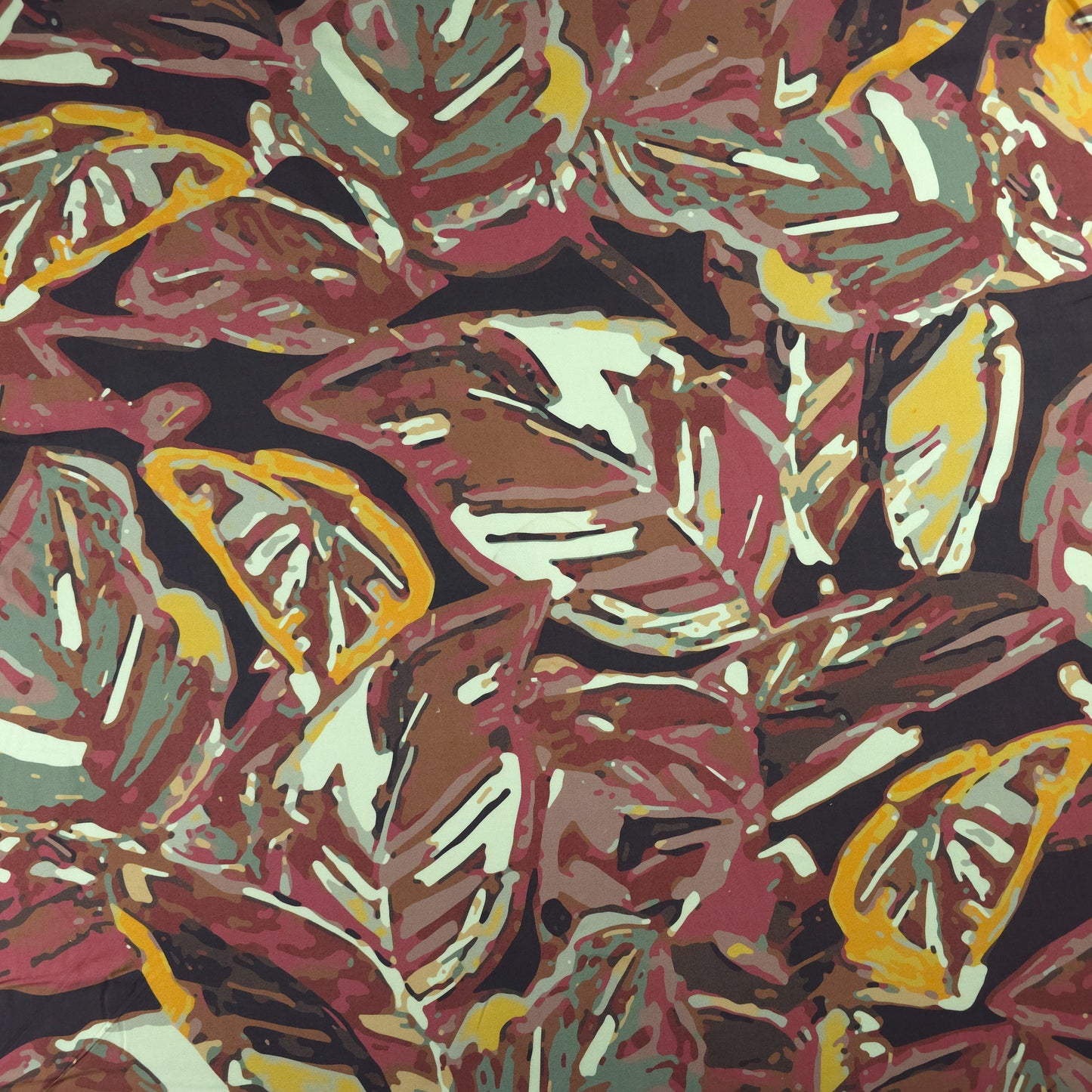 Abstract Camouflage Printed Cambric Fabric