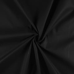 Plain Dyed Check Weave Cotton Dobby Fabric - Black