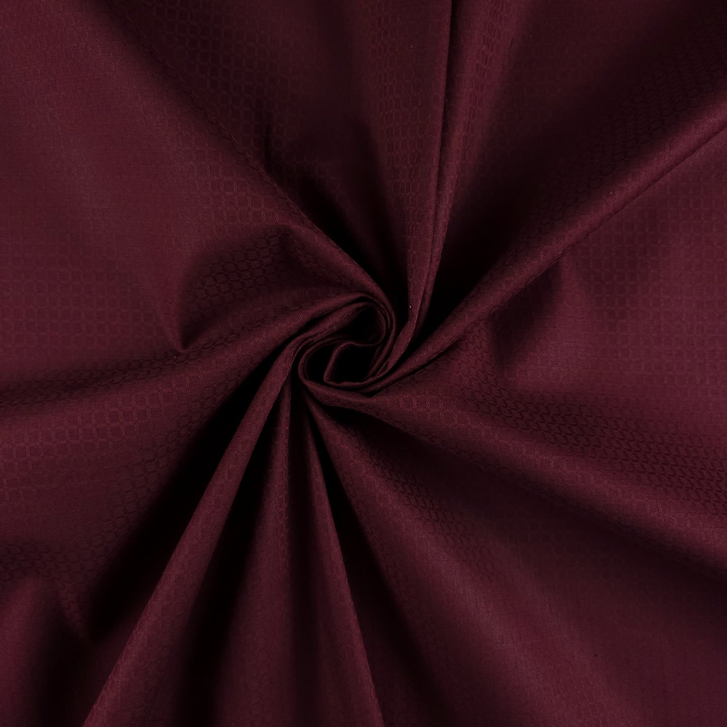 Plain Dyed Check Weave Cotton Dobby Fabric