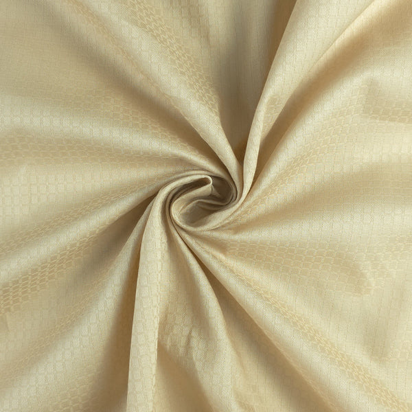 Plain Dyed Check Weave Cotton Dobby Fabric