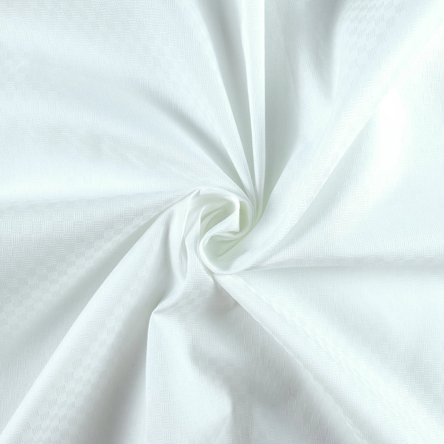 Plain Dyed Mini Check Cotton Dobby Fabric