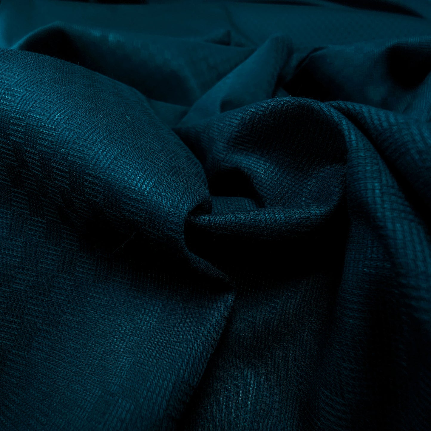 Plain Dyed Mini Check Cotton Dobby Fabric