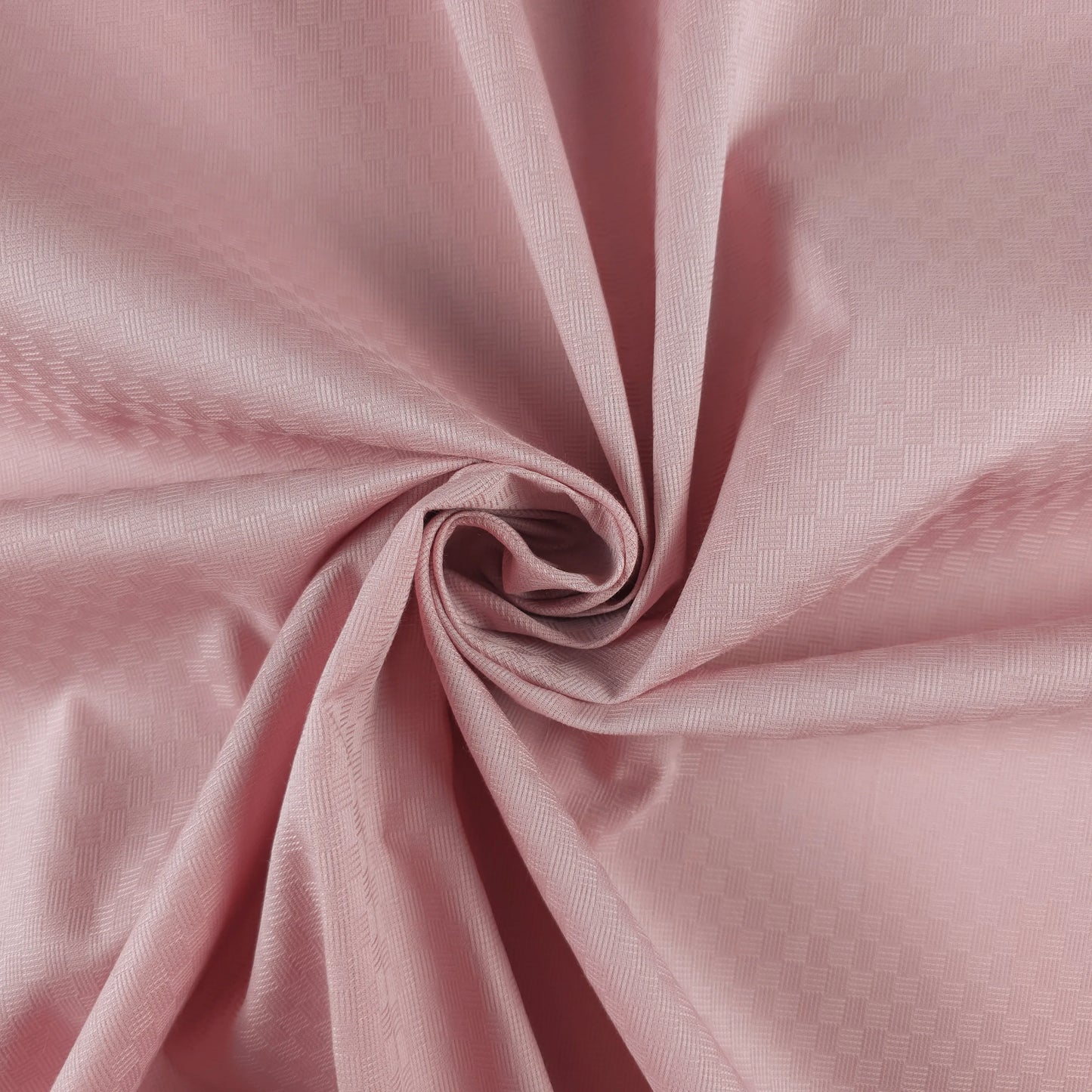 Plain Dyed Mini Check Cotton Dobby Fabric