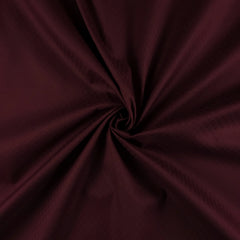 Plain Dyed Mini Check Cotton Dobby Fabric - Maroon