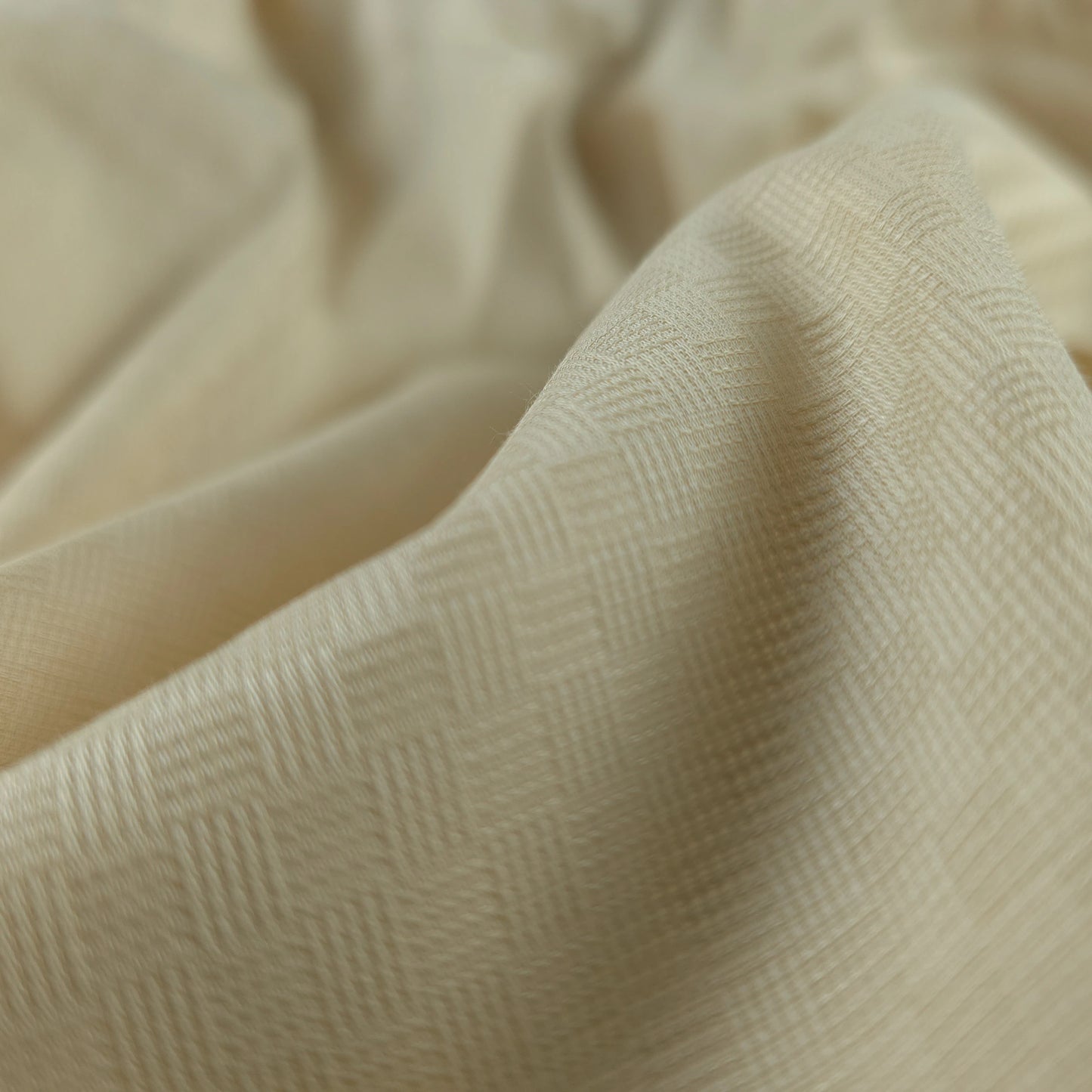Plain Dyed Mini Check Cotton Dobby Fabric