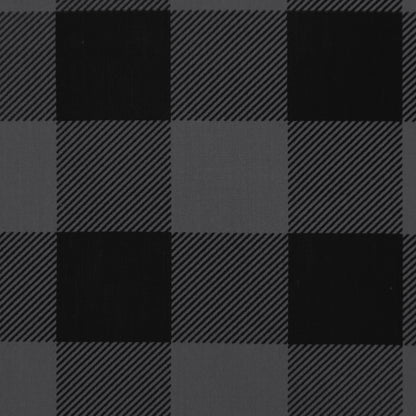 Geometric Check Panel Poplin Fabric