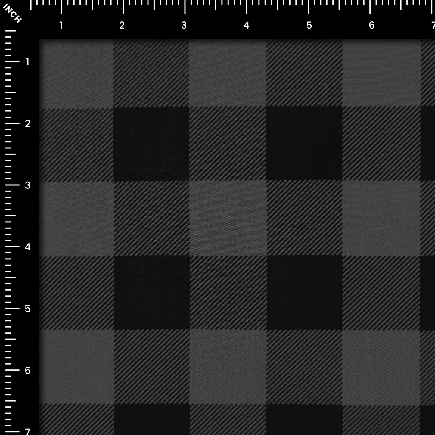 Geometric Check Panel Poplin Fabric