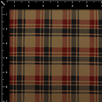 Classic Plaid Check Poplin Fabric