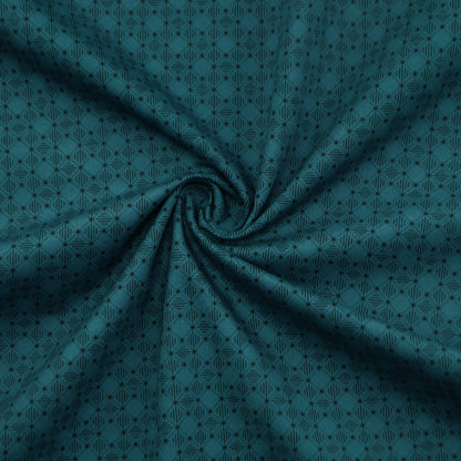 Micro Diamond Grid Poplin Fabric