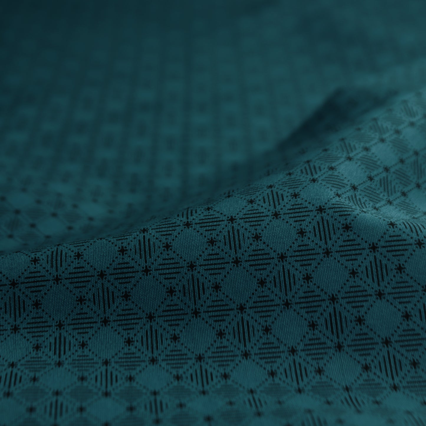 Micro Diamond Grid Poplin Fabric