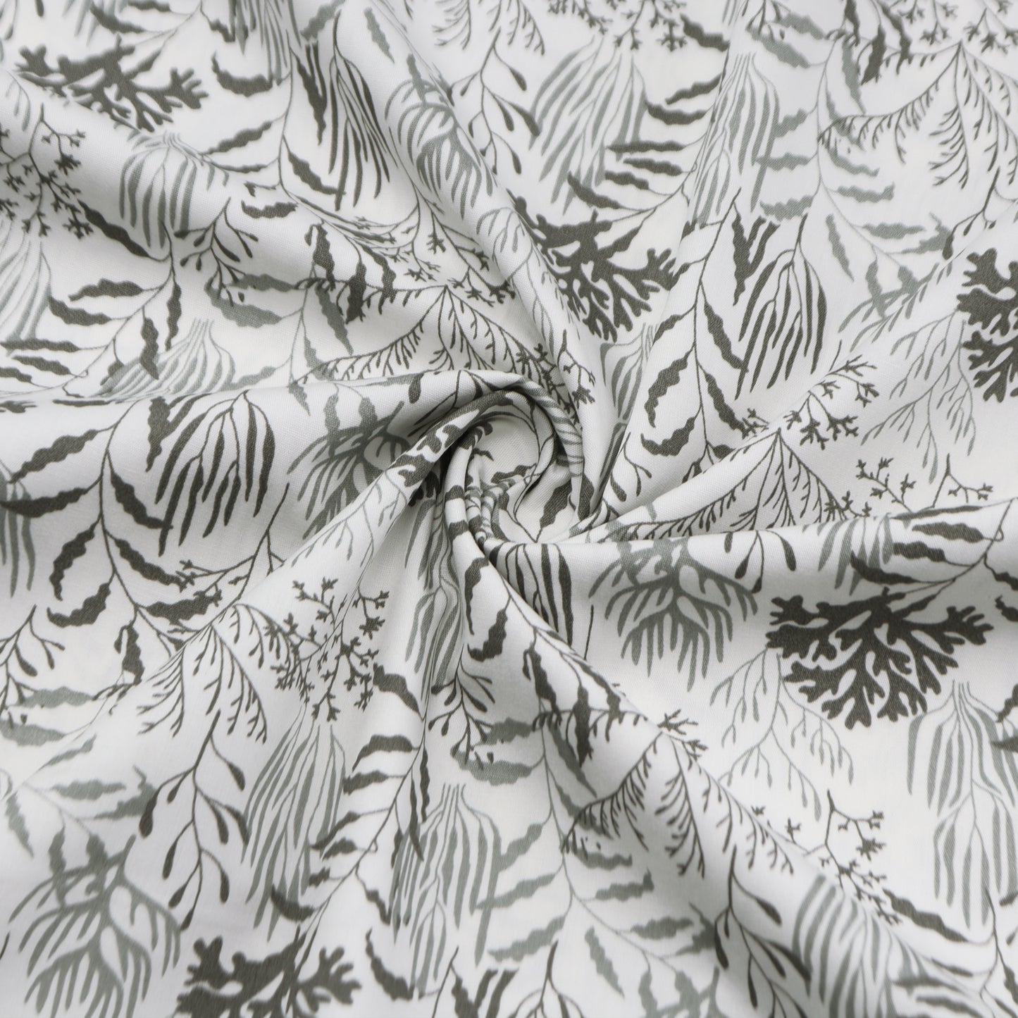 Botanical Linework Poplin Fabric