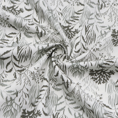 Botanical Linework Poplin Fabric