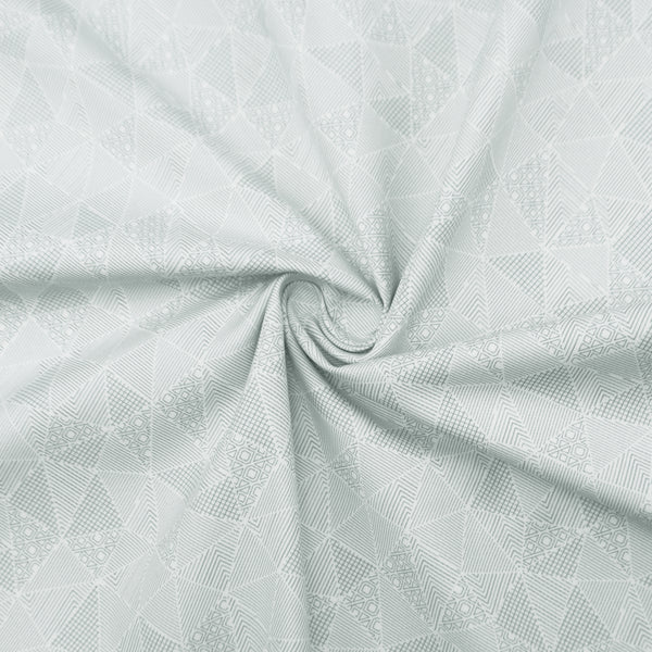 Geometric Texture Poplin Fabric