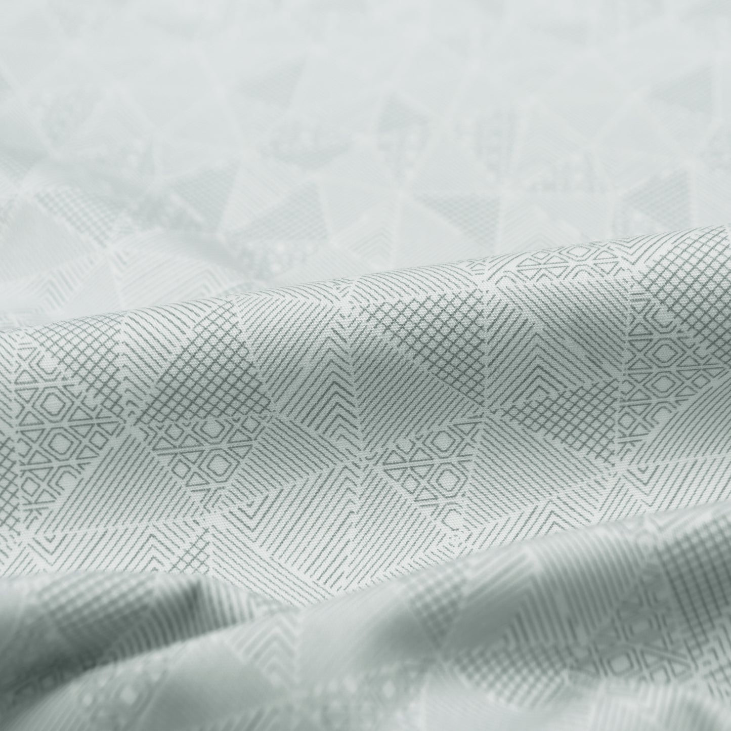 Geometric Texture Poplin Fabric