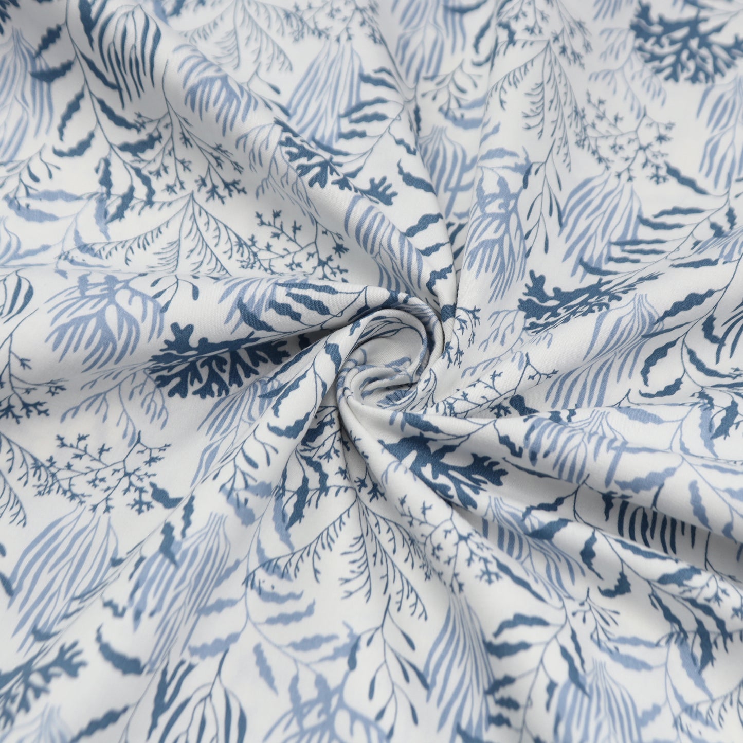 Botanical Linework Poplin Fabric
