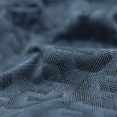 Textured Geometric Poplin Fabric