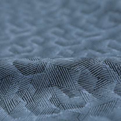 Textured Geometric Poplin Fabric