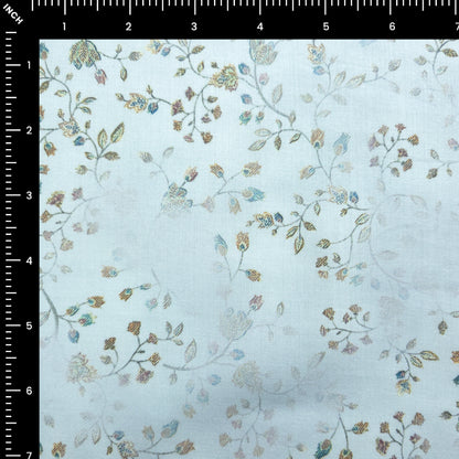 Meadow Whisper Floral Printed Poly-Cotton Fabric