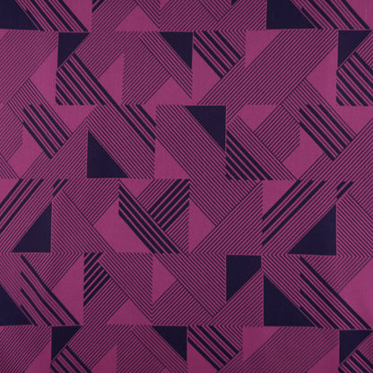 Abstract Geometry Satin Fabric - Kapaas