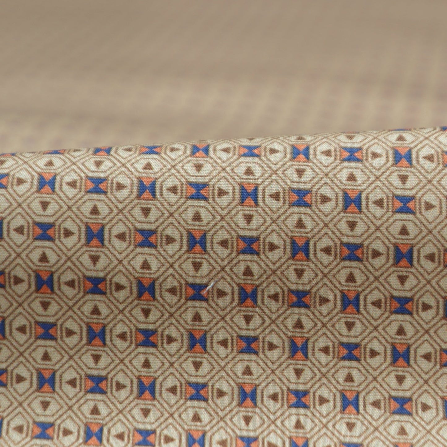 Antique Bazaar Tile Poplin Fabric - Kapaas