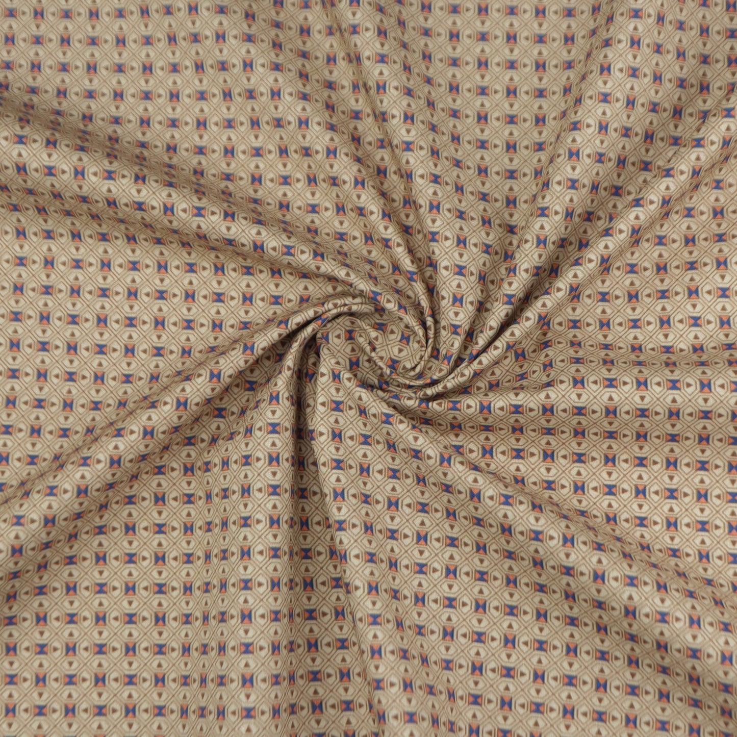 Antique Bazaar Tile Poplin Fabric - Kapaas