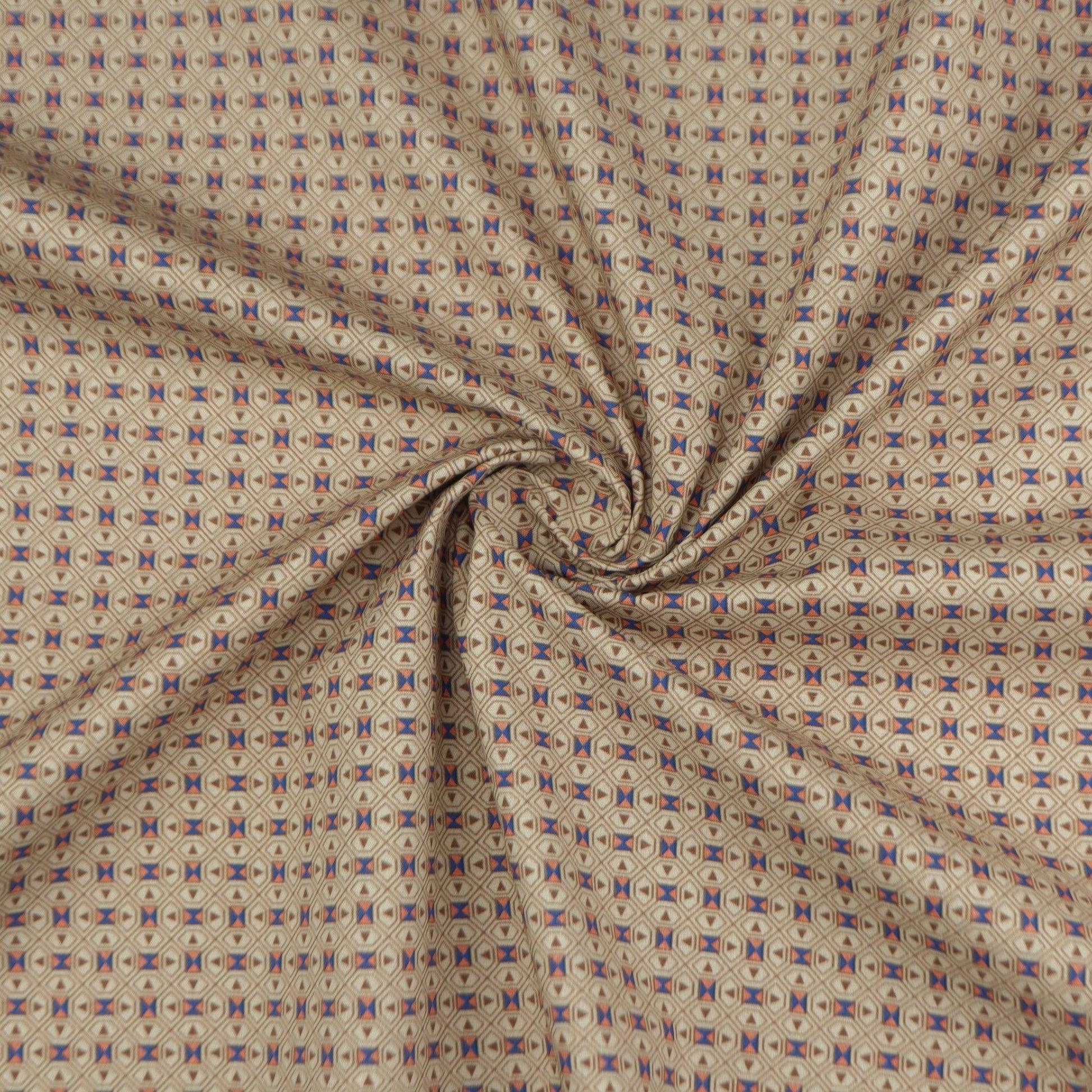 Antique Bazaar Tile Poplin Fabric - Kapaas