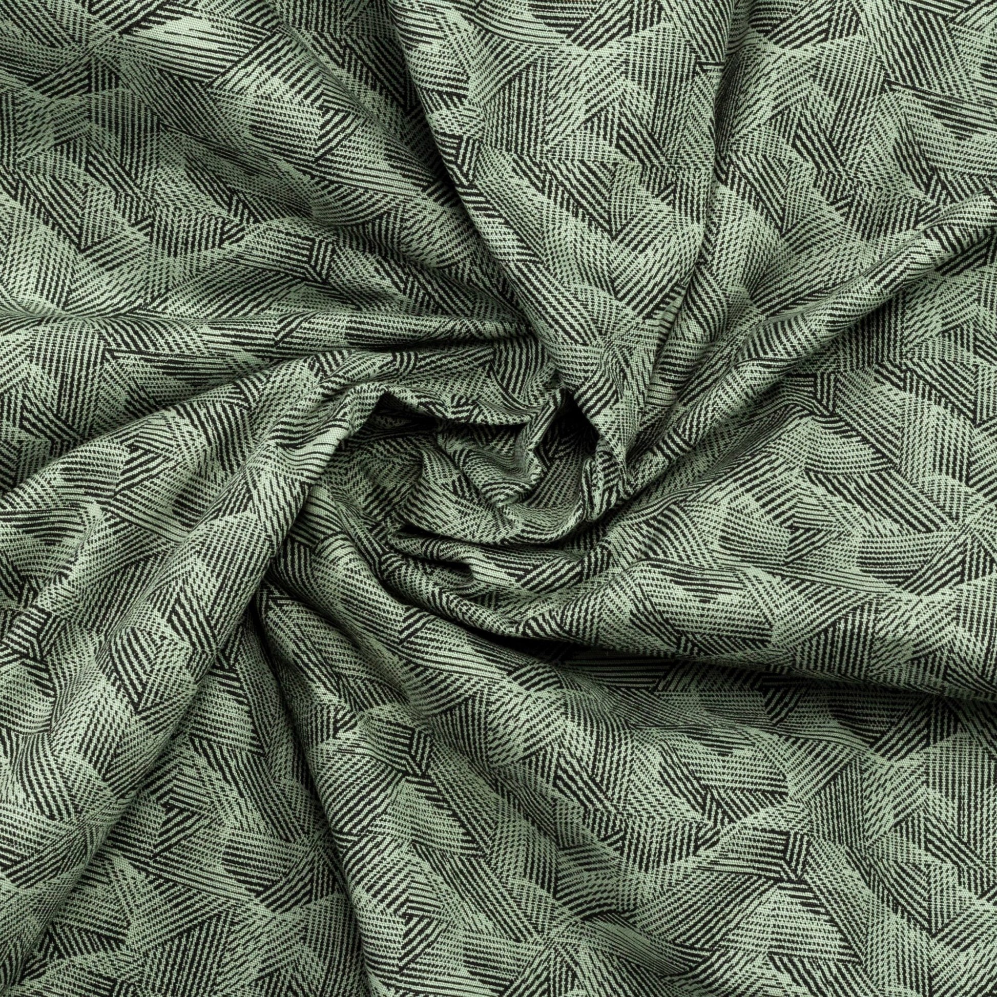 Architect Weave Printed Poplin Fabric - Kapaas