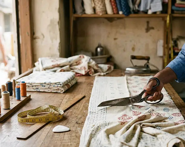fabric work