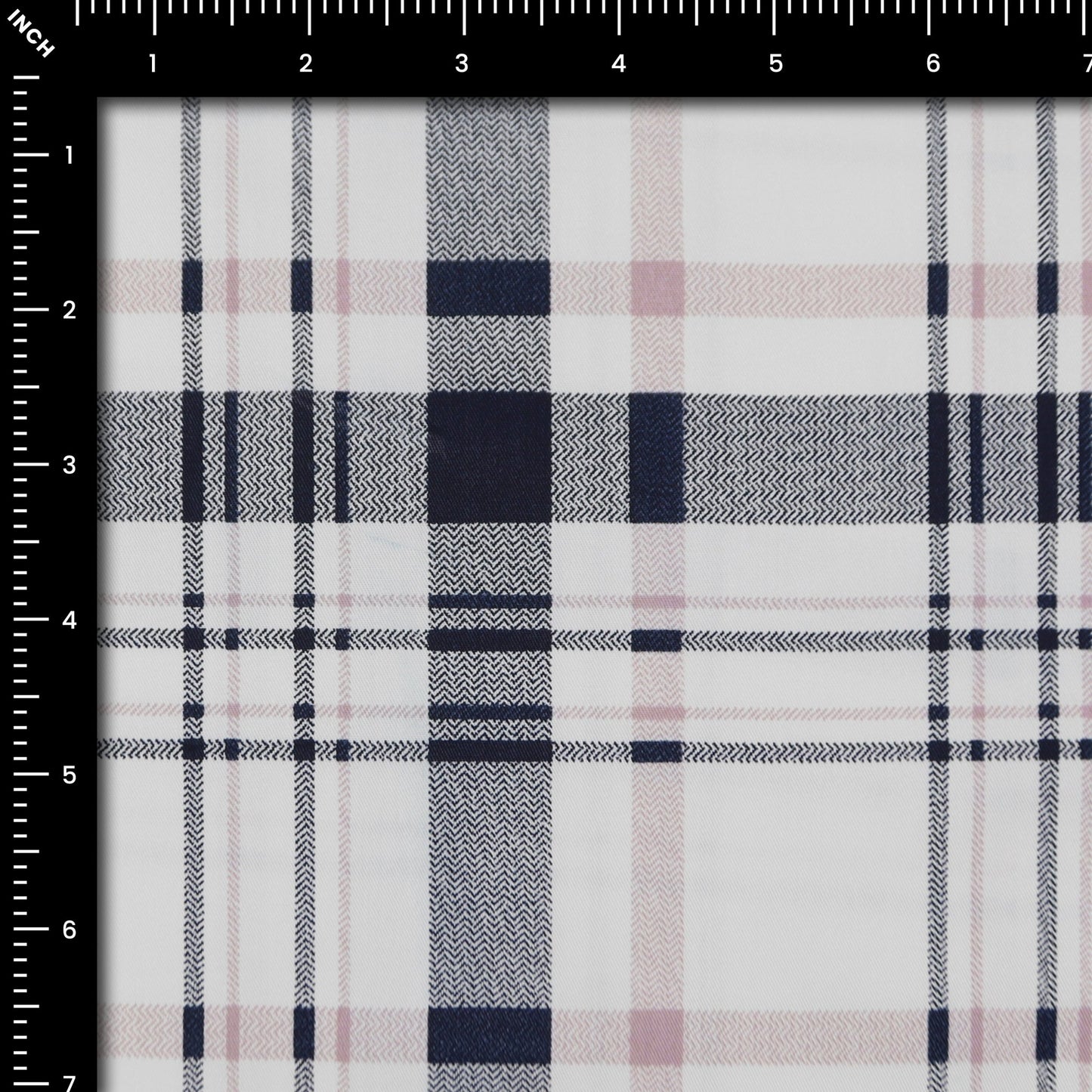 Blush Grid Twill Fabric - Kapaas