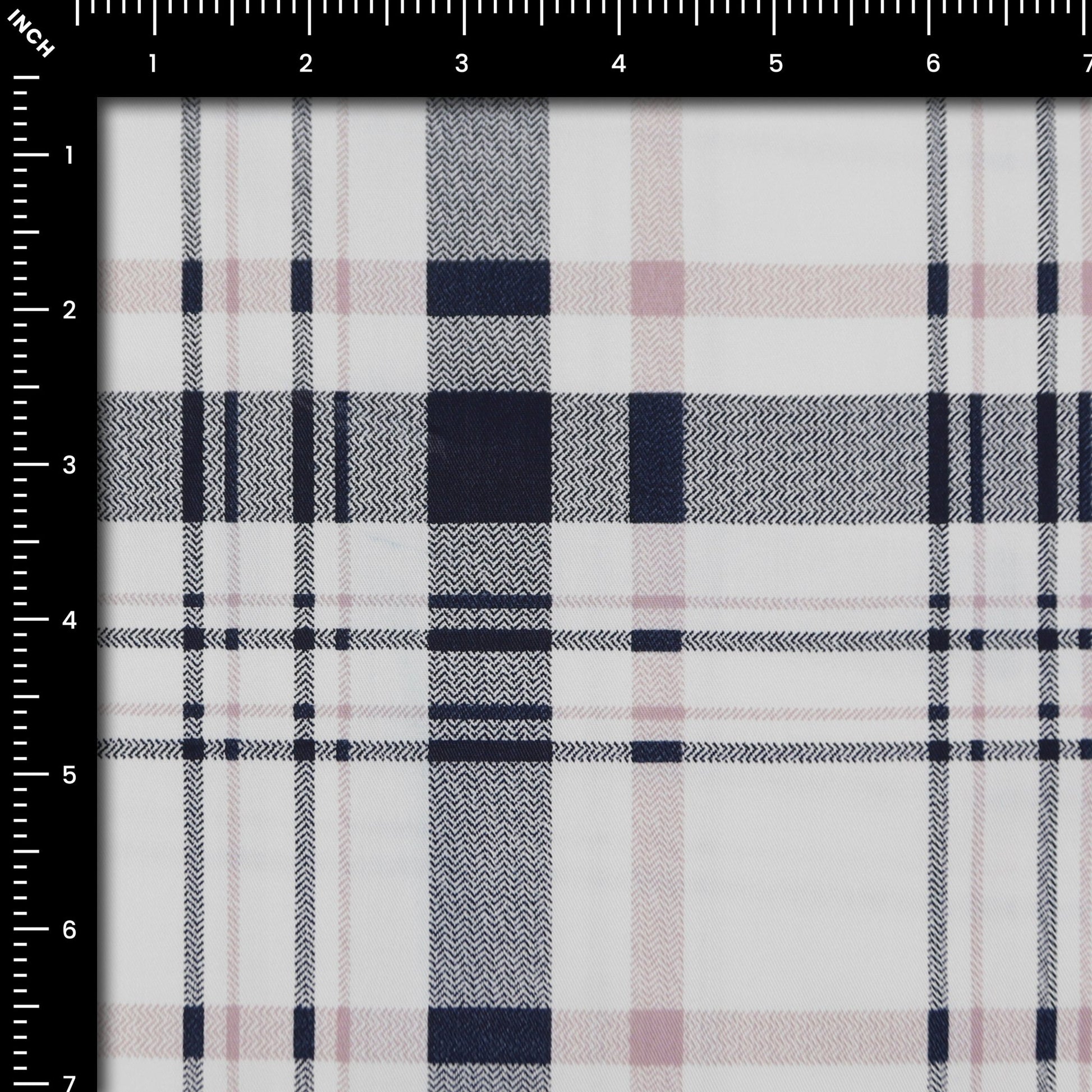 Blush Grid Twill Fabric - Kapaas