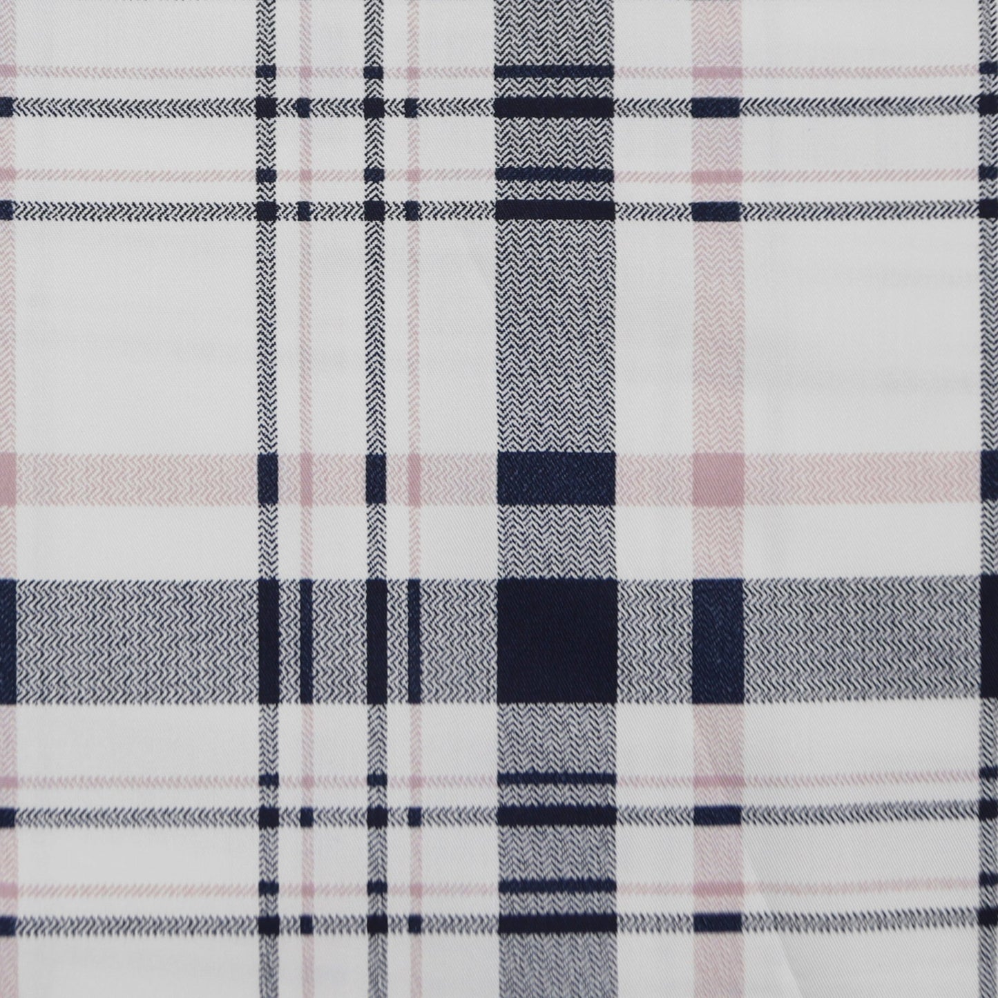 Blush Grid Twill Fabric - Kapaas