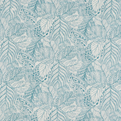 Botanical Leaf Textured Linen Fabric - Kapaas