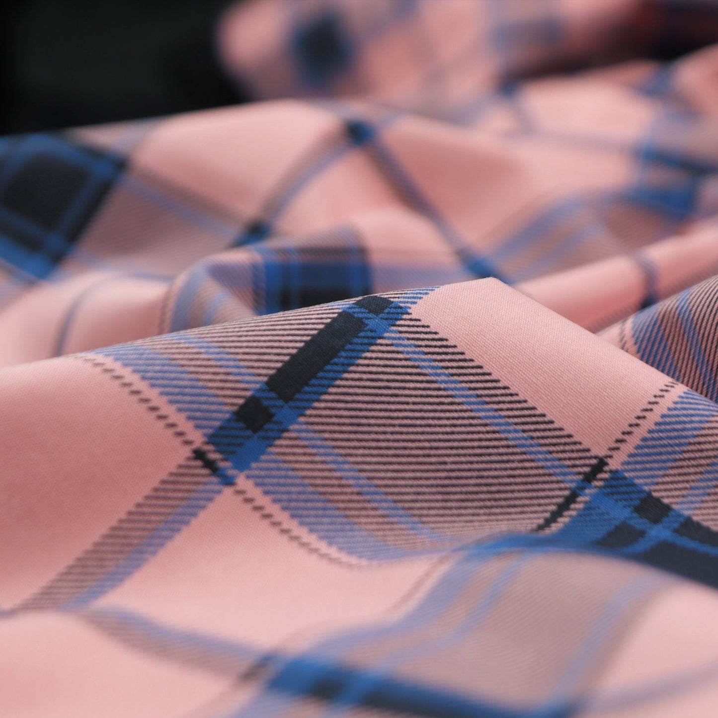 Classic Plaid Grid Poplin Fabric - Kapaas