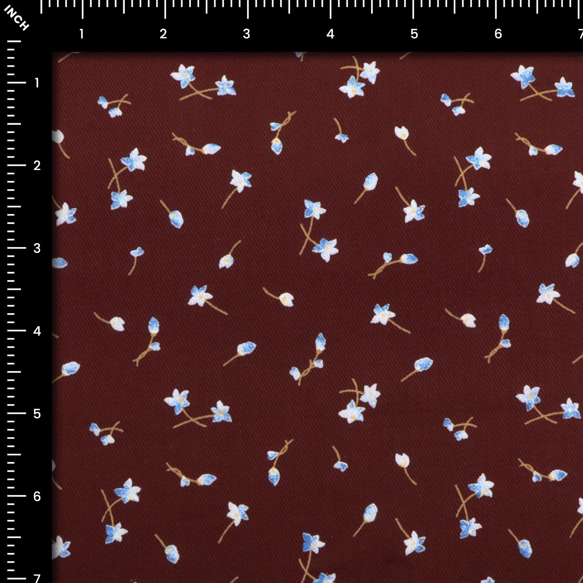 Meadow Bloom Cavalry Twill Fabric - Kapaas