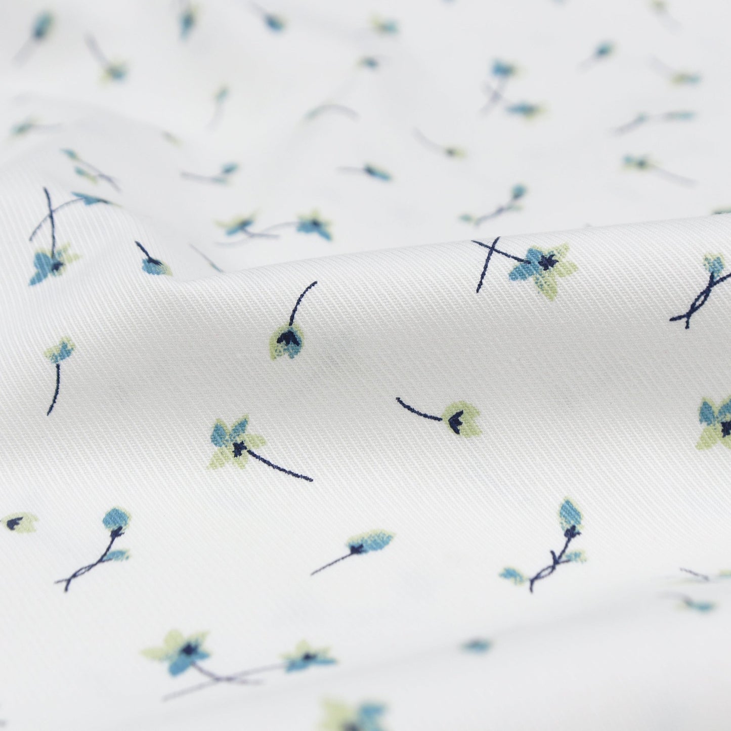 Meadow Bloom Cavalry Twill Fabric - Kapaas